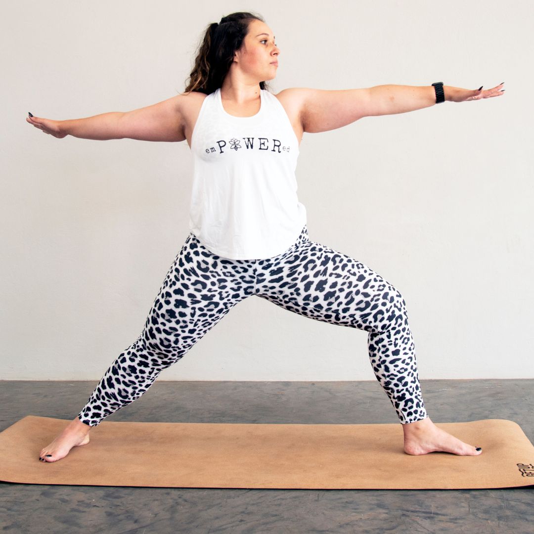 Zwart-Wit Panter | Dames legging