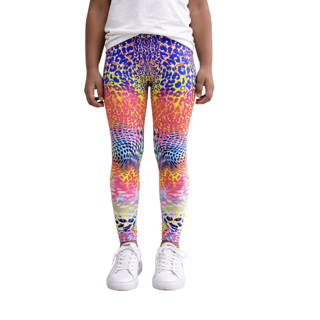 Regenboog Kleuren Legging Meisjes
