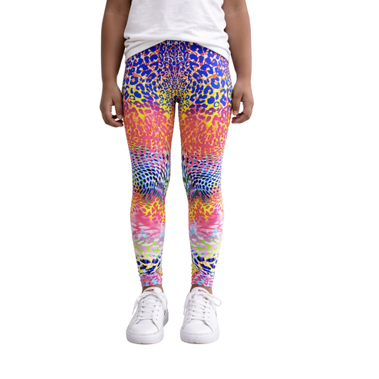Regenboog Kleuren Legging Meisjes