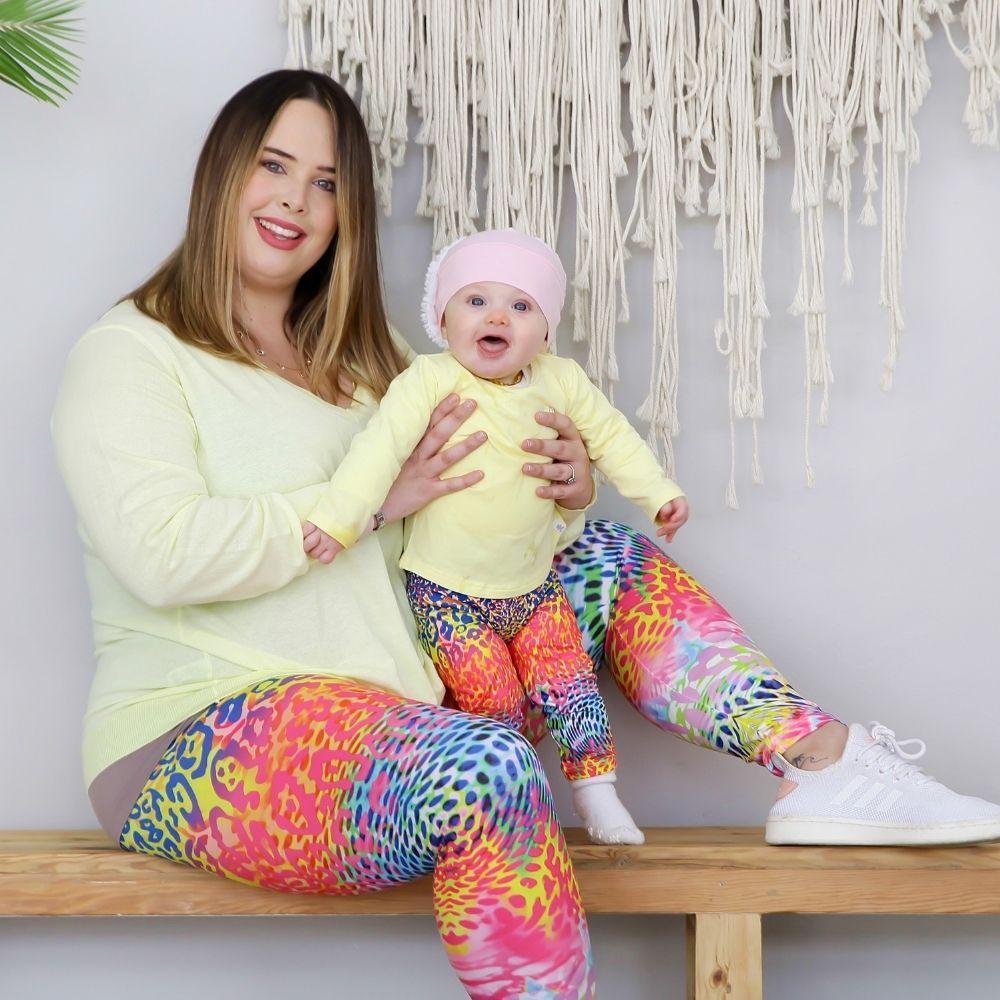 Regenboog Luipaard | Kinder legging