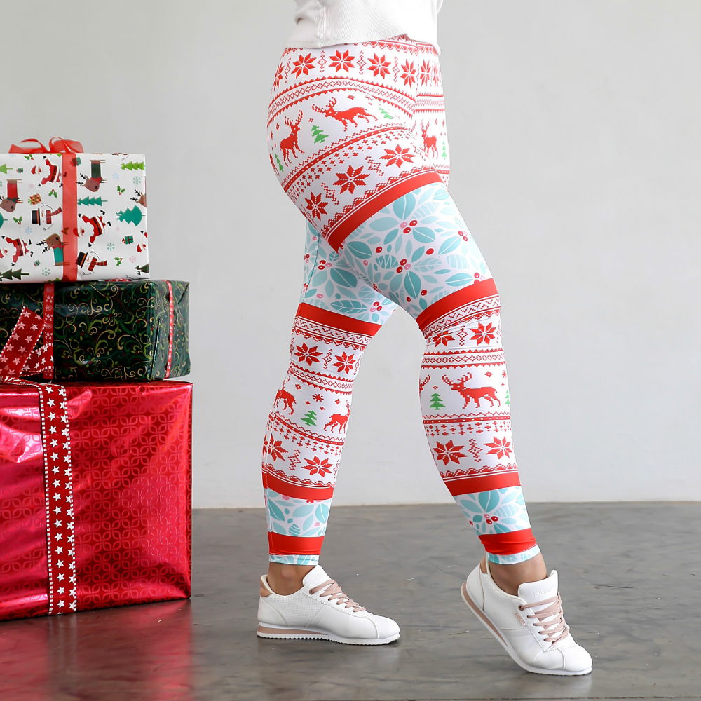 Rudolph The Red Nosed Reindeer Ladies Leggings